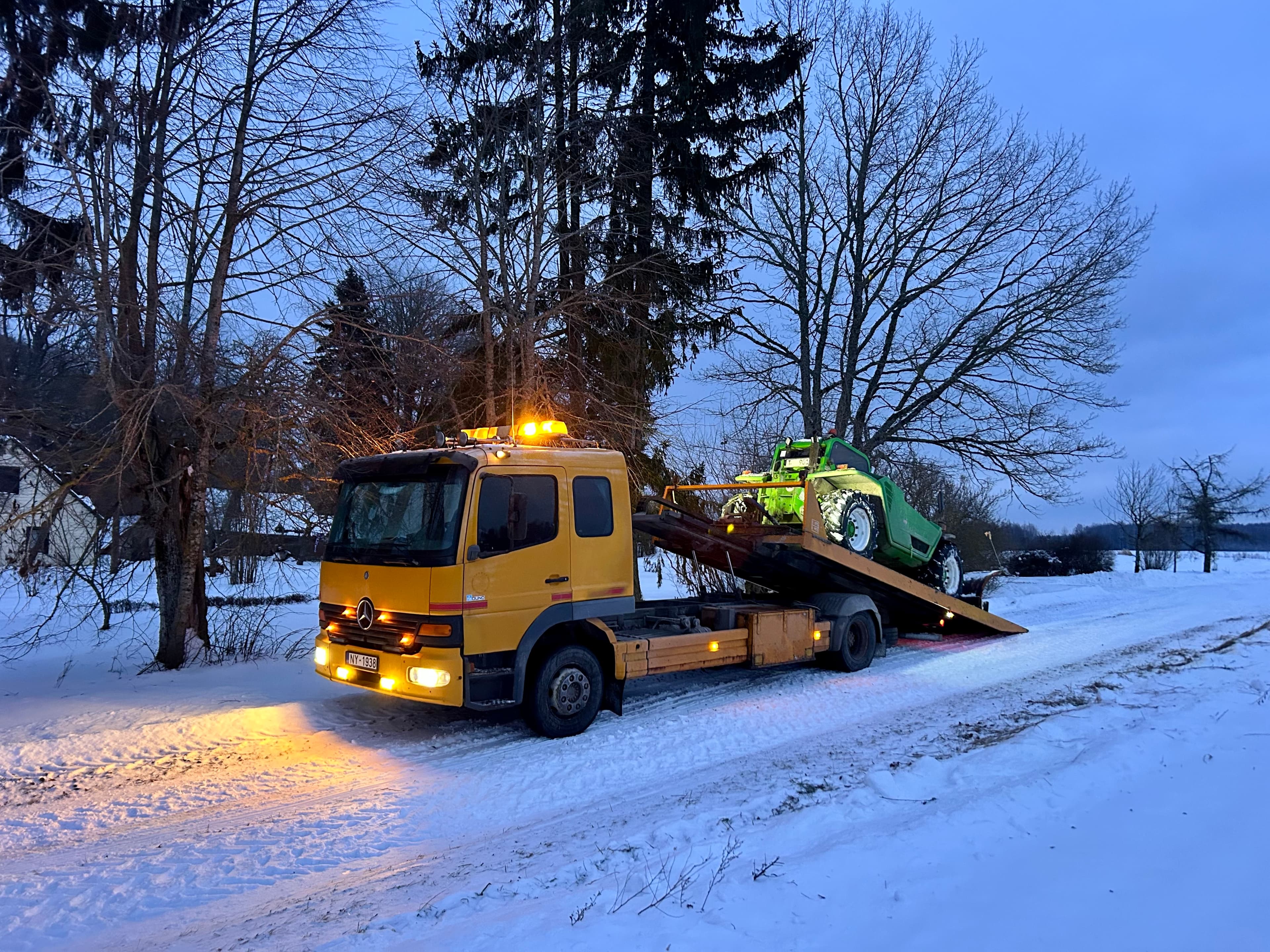 Evakuators Aizkraukles novadā, Neretā